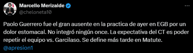  Un problema estomacal privaría a Paolo Guerrero de jugar la última fecha del Clausura con Alianza. Foto: captura    