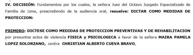 Resolución emitida el 20 de agosto. Foto: captura Corte Superior de Justicia de Lima   