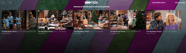 Episodios de Navidad de The Big Bang Theory en HBO Max