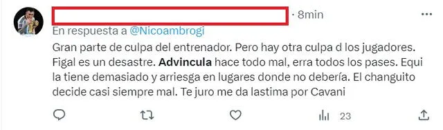  Luis Advíncula fue criticado tras derrota de Boca Juniors ante Defensa y Justicia. Foto: captura Twitter<br>   