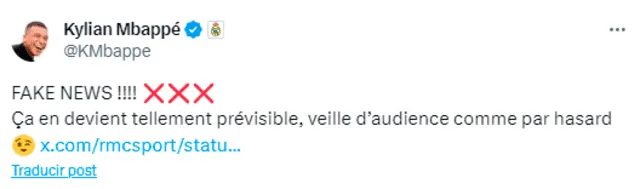  Kylian Mbappé se pronunció tras ser involucrado en caso de violación en Suecia. Foto: Twitter/Kylian Mbappé   