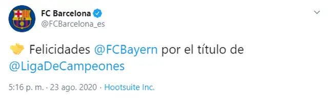 Tuits hinchas Barcelona