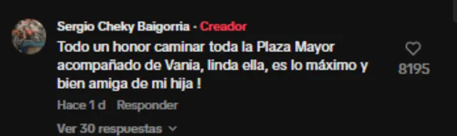 Padre de Alejandra Baigorria. 