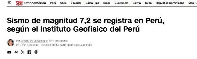 Así informó la prensa internacional. Así informó la prensa internacional.