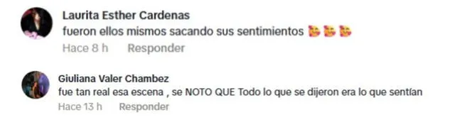 Comentarios de usuarios. Foto: captura de pantalla Comentarios de usuarios. Foto: captura de pantalla
