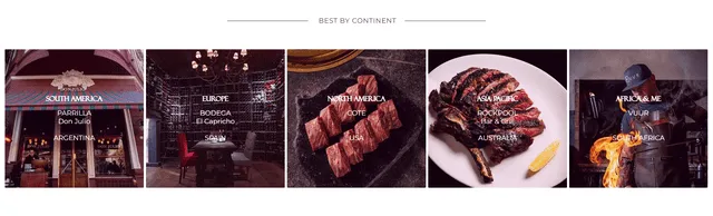  Top 5 de los mejores restaurantes del mundo para comer carne. Foto: 101 World’s Best Steak Restaurants<br>    