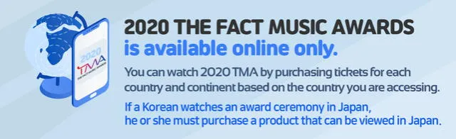 TMA The Fact Music Awards 2020. Foto: The Fact