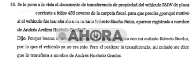  Edison Flores declaró haber transferido su BMW a 'Chibolín' por orden de su cuñado Roberto Siucho | Créditos: Alonso Ramos/X.   