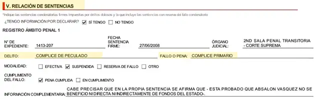 Absalón Vásquez | Rafael López Aliaga | Renovación Popular