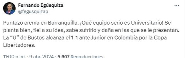  Comentario de periodista deportivo. Foto: Fernando Egúsquiza   