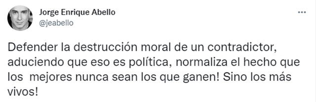 Jorge Enrique Abello se pronuncia sobre polémica en Colombia