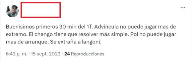  Luis Advíncula fue criticado tras derrota de Boca Juniors ante Defensa y Justicia. Foto: captura Twitter   