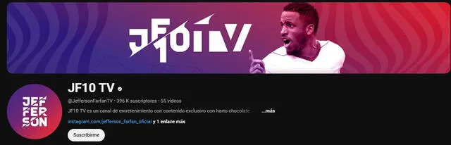  Jefferson Farfán y su canal 'Enfocados'. Foto: Captura YouTube   