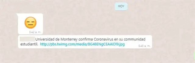 Coronavirus Whatsapp