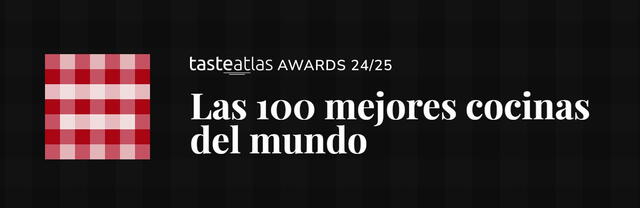 La clasificación de TasteAtlas se basa en las calificaciones promedio otorgadas por su audiencia a diversos platos. Foto: Taste Atlas. La clasificación de TasteAtlas se basa en las calificaciones promedio otorgadas por su audiencia a diversos platos. Foto: Taste Atlas.