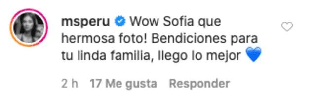 Sofía Mulanovich recibe felicitaciones en Instagram