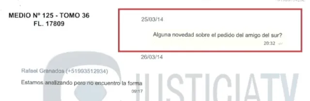 Hernández y Granados se referirían a Vizcarra como "el amigo del sur".   