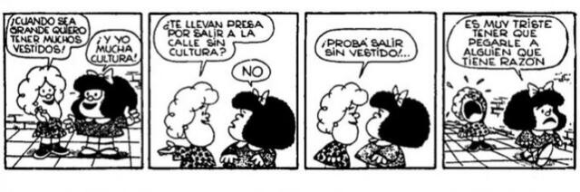 Mafalda. Foto: Joaquín Salvador Lavado Tejón (Quino)