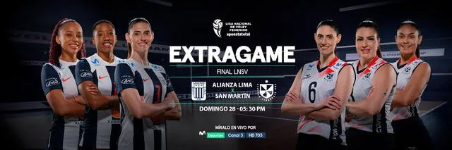 Banner oficial del último partido. Foto: Movistar Deportes  