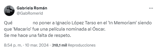Los fanáticos de <strong>Ignacio López Tarso</strong> reaccionaron en redes sociales. Foto: X    