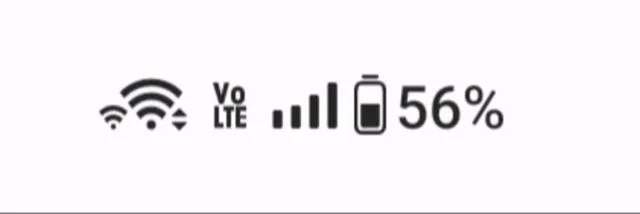 Así lucen los dos íconos de WiFi en los teléfonos. Foto: internet Así lucen los dos íconos de WiFi en los teléfonos. Foto: internet
