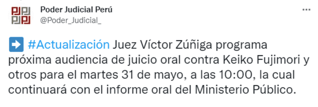Poder Judicial Victor Zuñiga