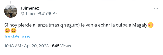 Internautas especulan por qué Magaly aplazó ampay de jugador de Alianza Lima. Twitter.   
