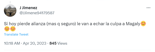 Usuarios reaccionaron en redes sociales. Foto: Captura Twitter.   