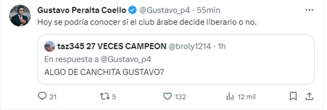Christofer Gonzales fue sondeado por algunos clubes de la Liga 1. Foto: X.   