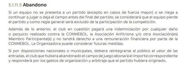 El reglamento de la Copa Libertadores 2024 castiga con la descalificación del torneo a un equipo que no se presente a jugar, salvo por casos de fuerza mayor. Foto: Conmebol   