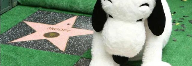 Snoopy en el Paseo de la Fama