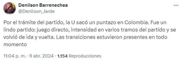  Comentario de periodista deportivo. Foto: Denilson Barrenechea   