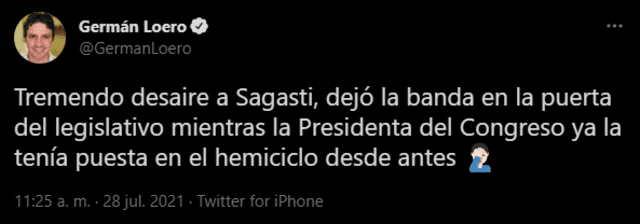 Famosos lamentan desaire a Francisco Sagasti en el Congreso de la República