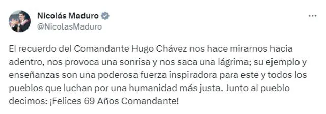 Nicolás Maduro fungía como vicepresidente cuando Hugo Chávez falleció. Foto: Twitter/NicolasMaduro   