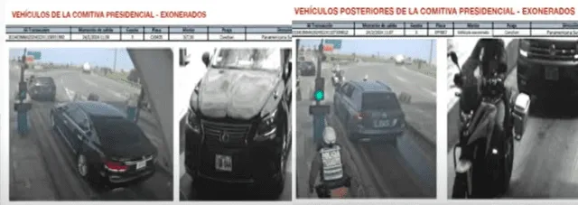  Fotografías de Rutas de Lima que reveló en la Comisión de Fiscalización sobre el 'Cofre'. | Foto: Congreso. 