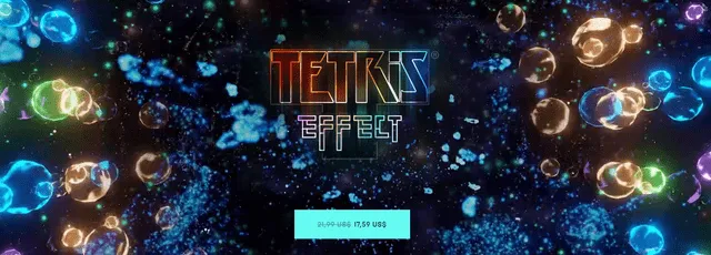 Tetris Effect necesita de Steam en Epic Games Store