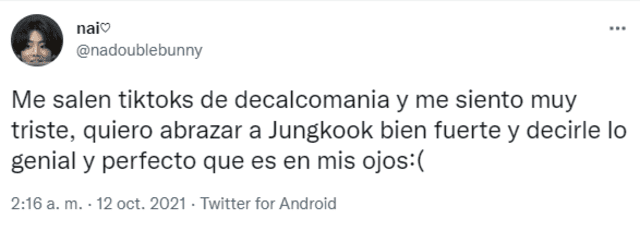 BTS ARMY Twitter Decalcomania