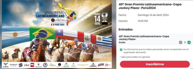 Precio de las entradas. Foto. Joinnus 