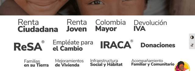  Prosperidad Social en Colombia. Foto: captura Prosperidad Social   