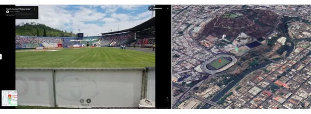 <em>Vista del Estadio José de la Paz Herrera Uclés. Foto: captura de Google Maps / Google Earth</em>   