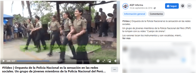  Video data del 2016. Foto: captura en Facebook / AQP Informa.&nbsp;   