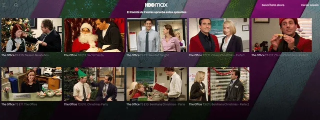 Episodios de Navidad de The Office en HBO Max
