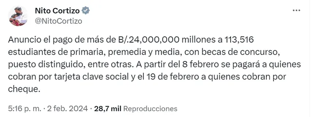 IFARHU | PANAMÁ | PASE-U | PRESIDENTE DE PANAMÁ