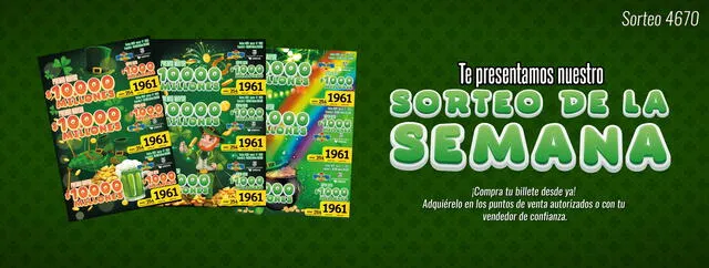 Sorteo de la semana de la Lotería de Medellín. Foto: Facebook   