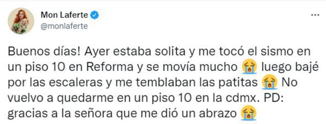 Mon Laferte radica en México desde hace varios meses.