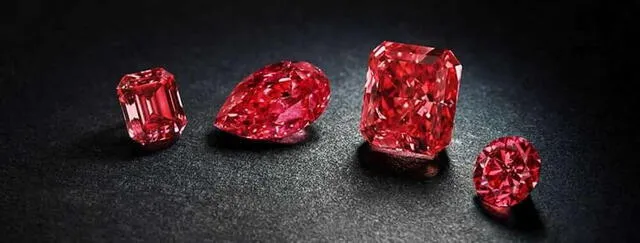 Diamantes rojos como el Moussaieff Red Diamond y el Hancock Red fascinan a coleccionistas de todo el mundo. Foto: Diamante online.   