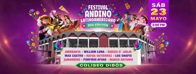 Lima se prepara para un vibrante fin de semana con música y gastronomía, destacando la celebración del Festival Andino Latinoamericano el 23 de mayo. Lima se prepara para un vibrante fin de semana con música y gastronomía, destacando la celebración del Festival Andino Latinoamericano el 23 de mayo.