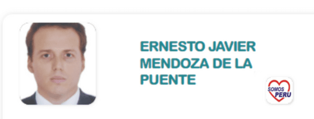 Ernesto Mendoza, candidato por Somos Perú a la alcaldía de Miraflores en las Elecciones 2022