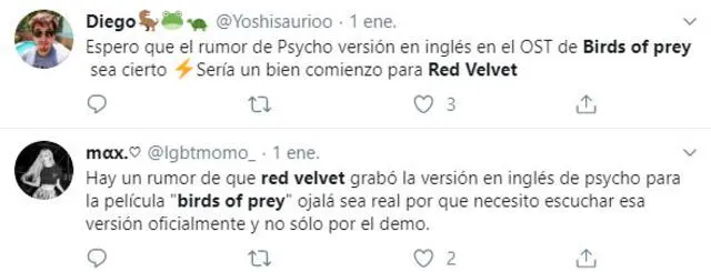 El fandom de Red Velvet se mantiene a la expectativa de la presunta nueva versión de "Psycho" para "Prey of Birds".
