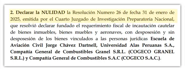 Poder Judicial | Universidad Alas Peruanas | Keiko Fujimori
